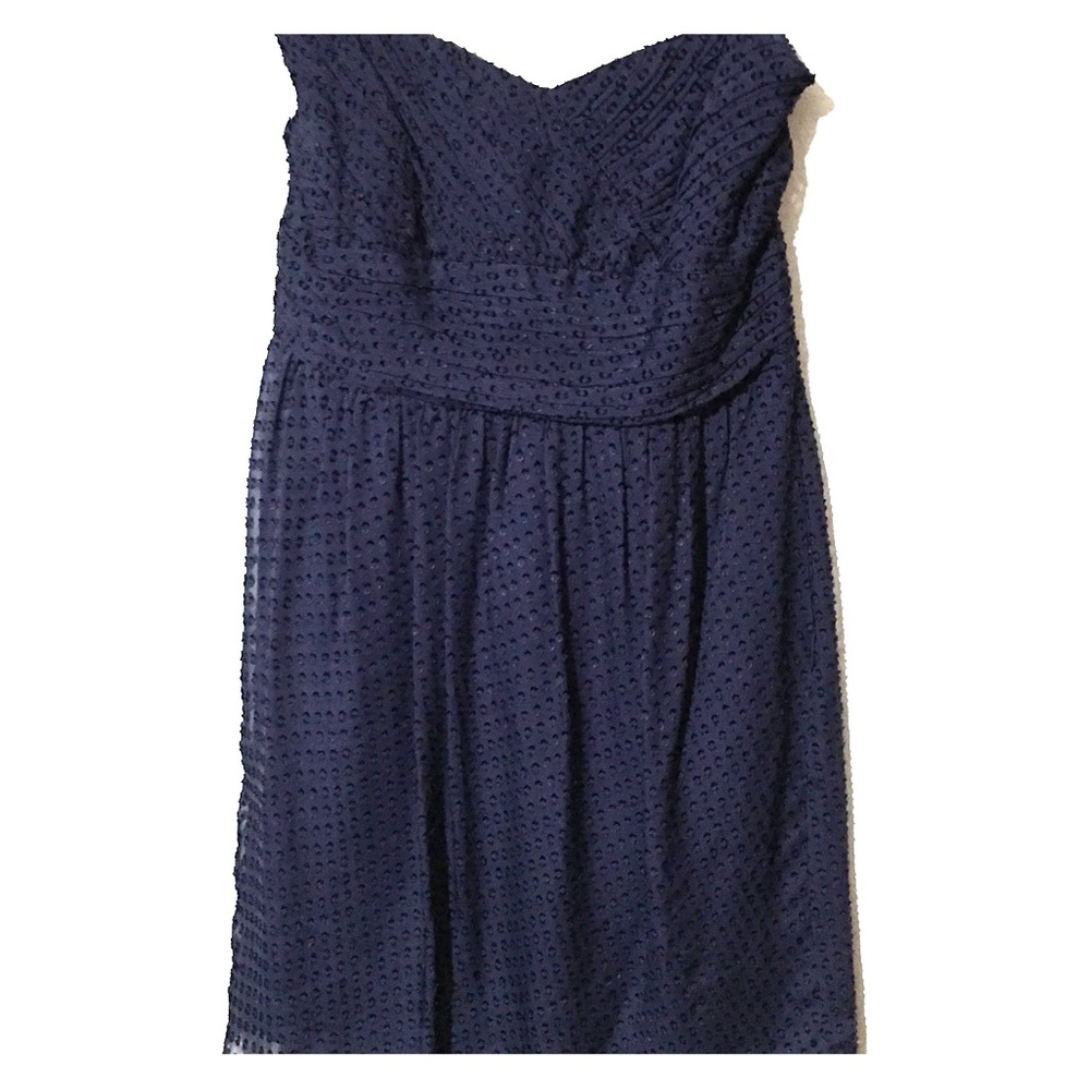 Navy shoshanna dress
